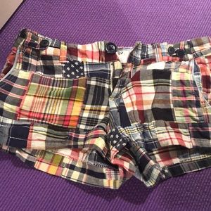 American eagle madras shorts